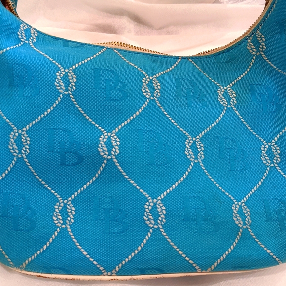 Dooney & Bourke Signature Monogram Mini Bucket Bag - Picture 2 of 13